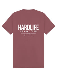 HardLife Combat Club Mauve T-Shirt