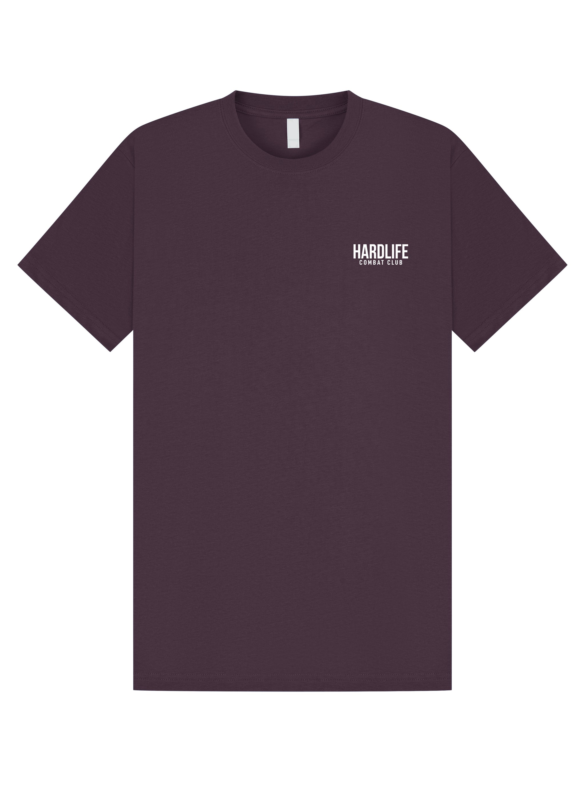 HardLife Combat Club Plum T-Shirt