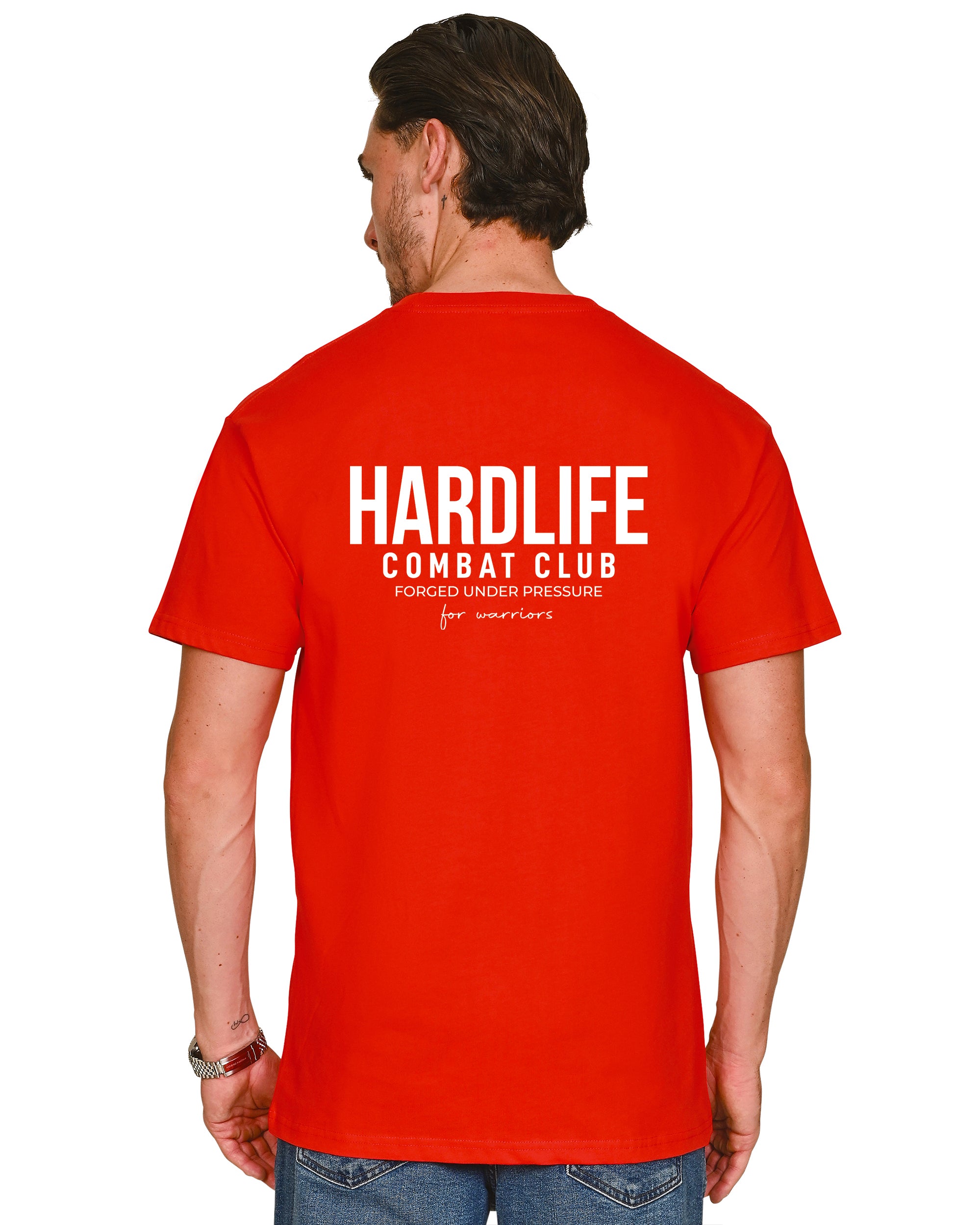 HardLife Combat Club Red T-Shirt