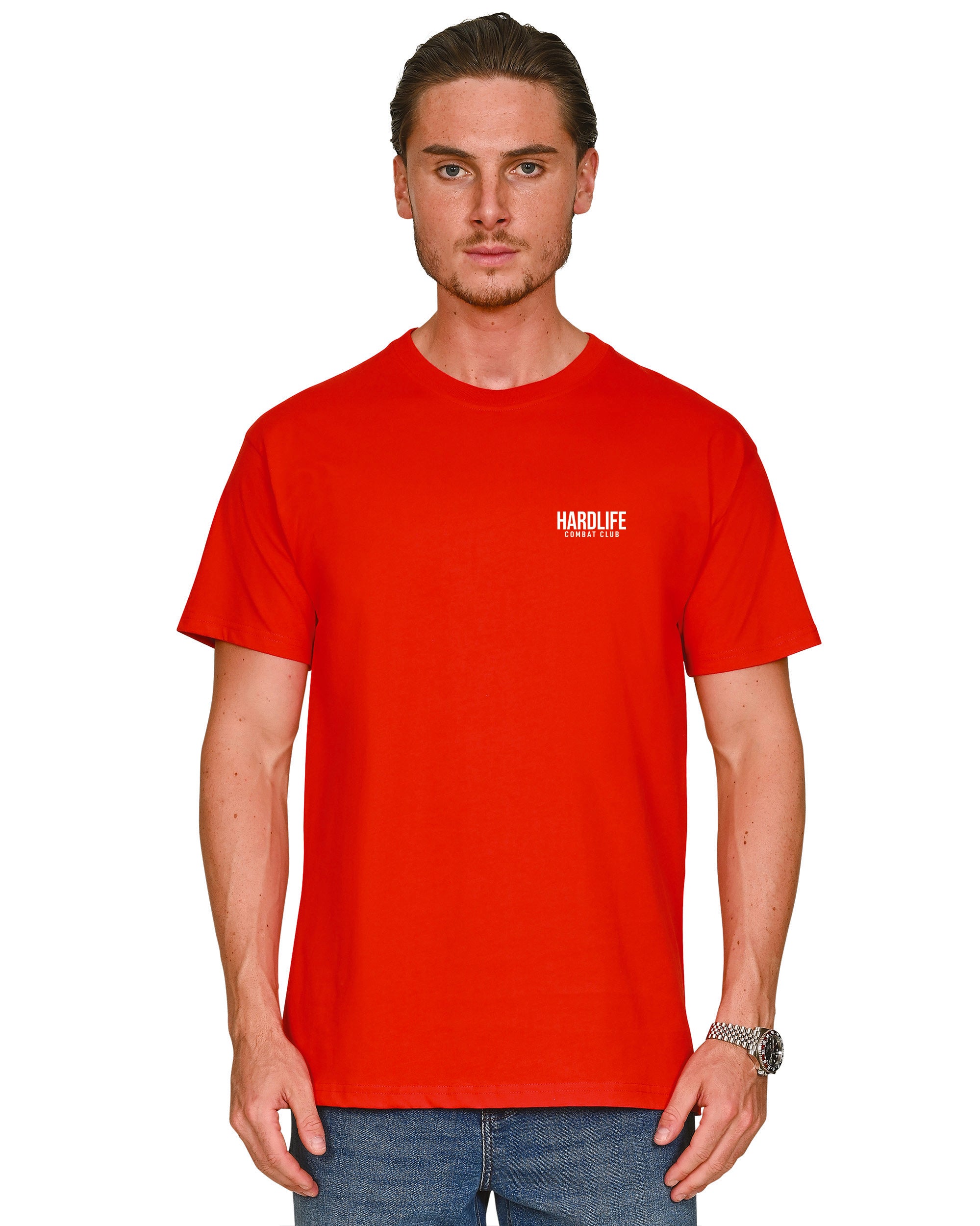 HardLife Combat Club Red T-Shirt
