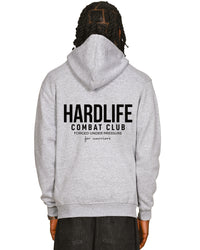 HardLife Combat Club Grey Hoodie
