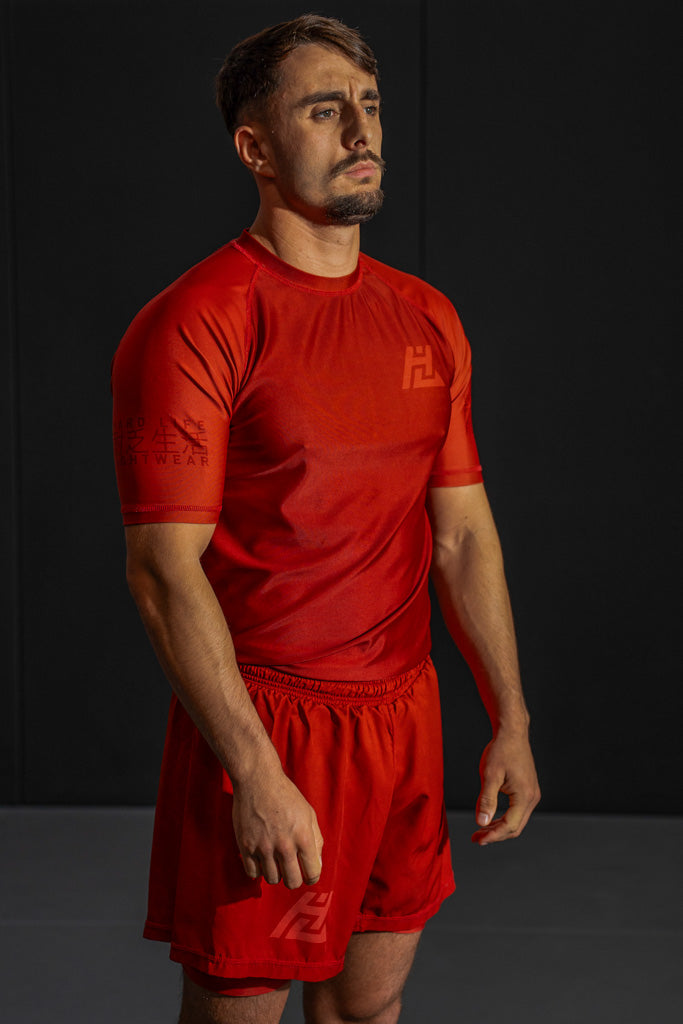 Red Lock Hardlife MMA Duo Shorts