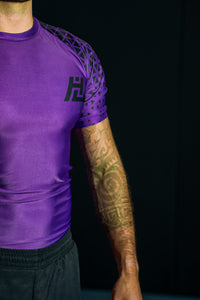 Royal Grapple Purple Rashguard