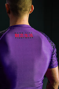 Royal Grapple Purple Rashguard