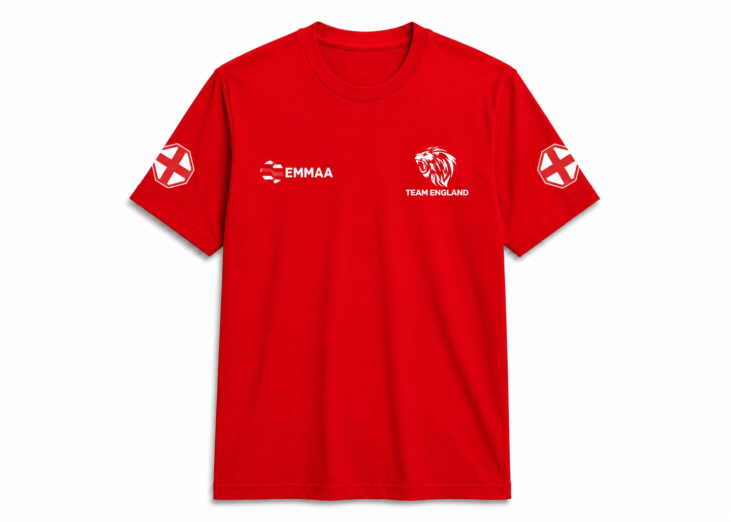 EMMAA IMMAF England T-Shirt — Red