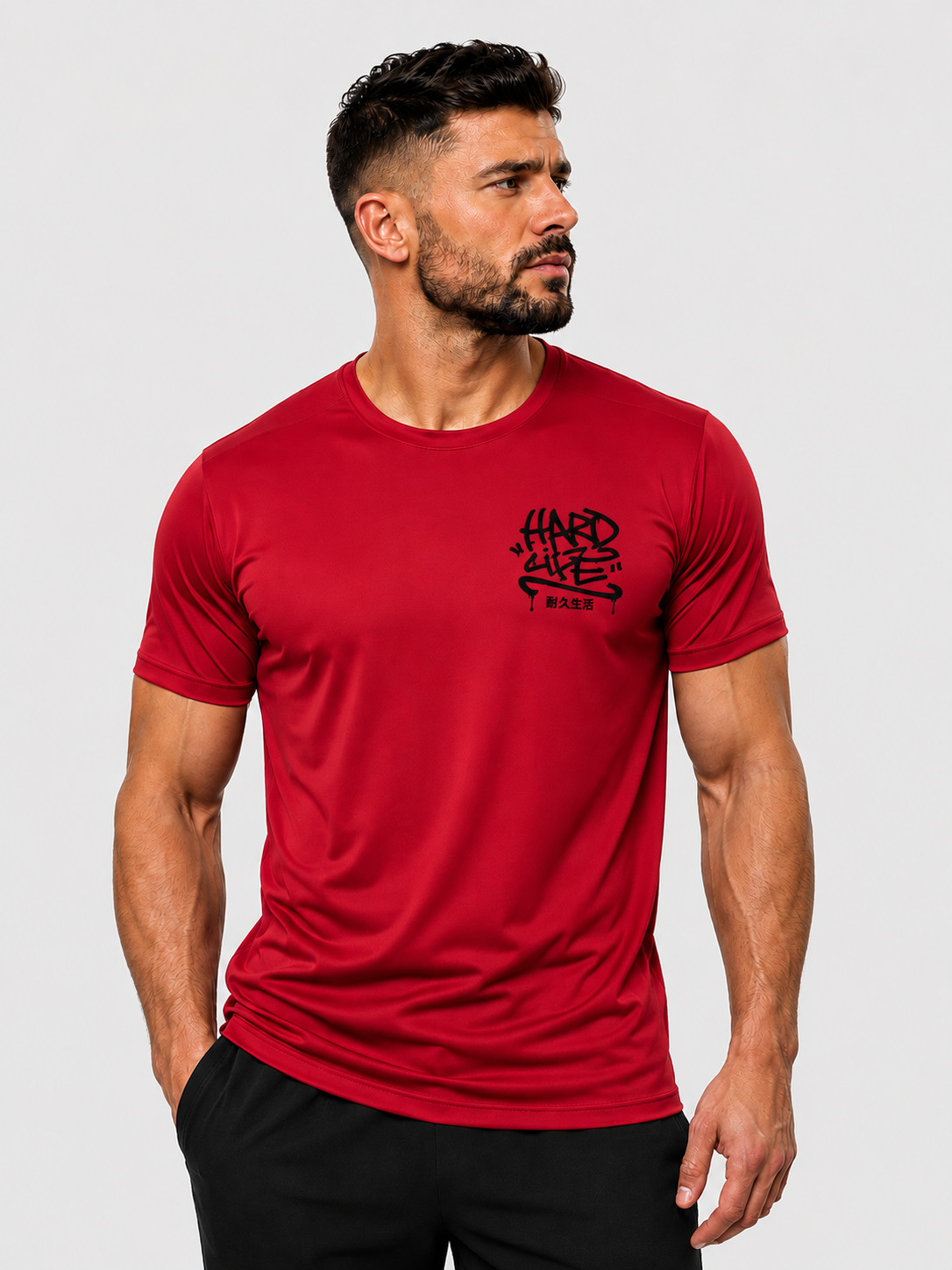 HardLife Graffiti Red T-Shirt