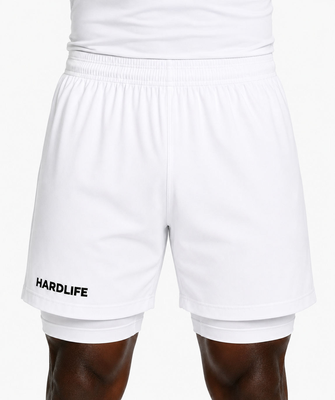 HardLife Classic White Duo Shorts