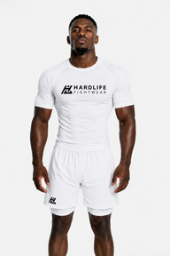 HardLife Classic White Rashguard