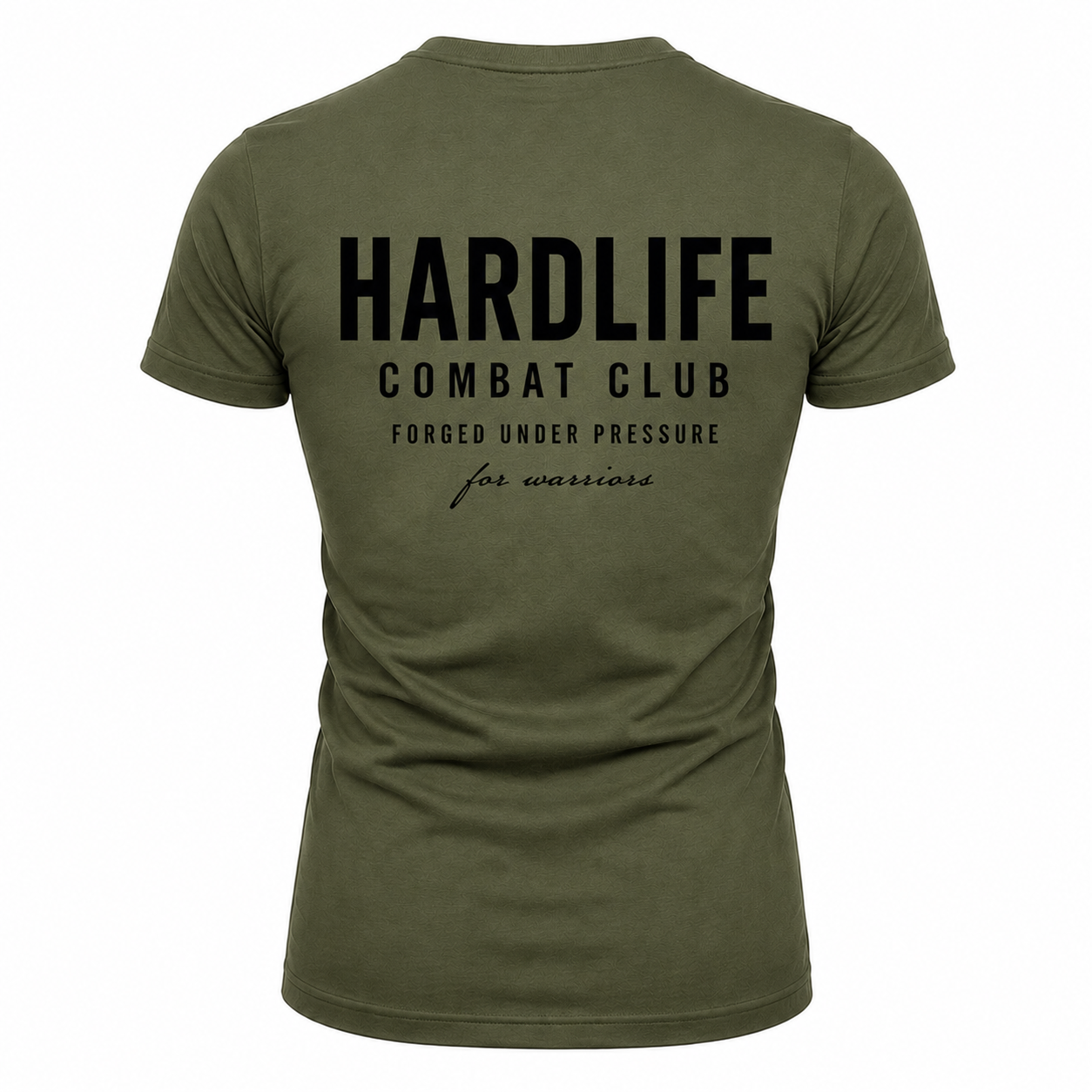 HardLife Combat Club Military Green T-Shirt