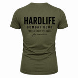 HardLife Combat Club Military Green T-Shirt