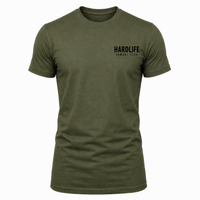 HardLife Combat Club Military Green T-Shirt