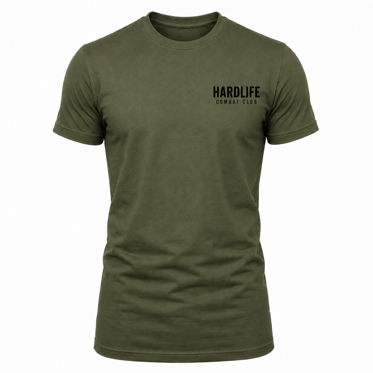 HardLife Combat Club Military Green T-Shirt