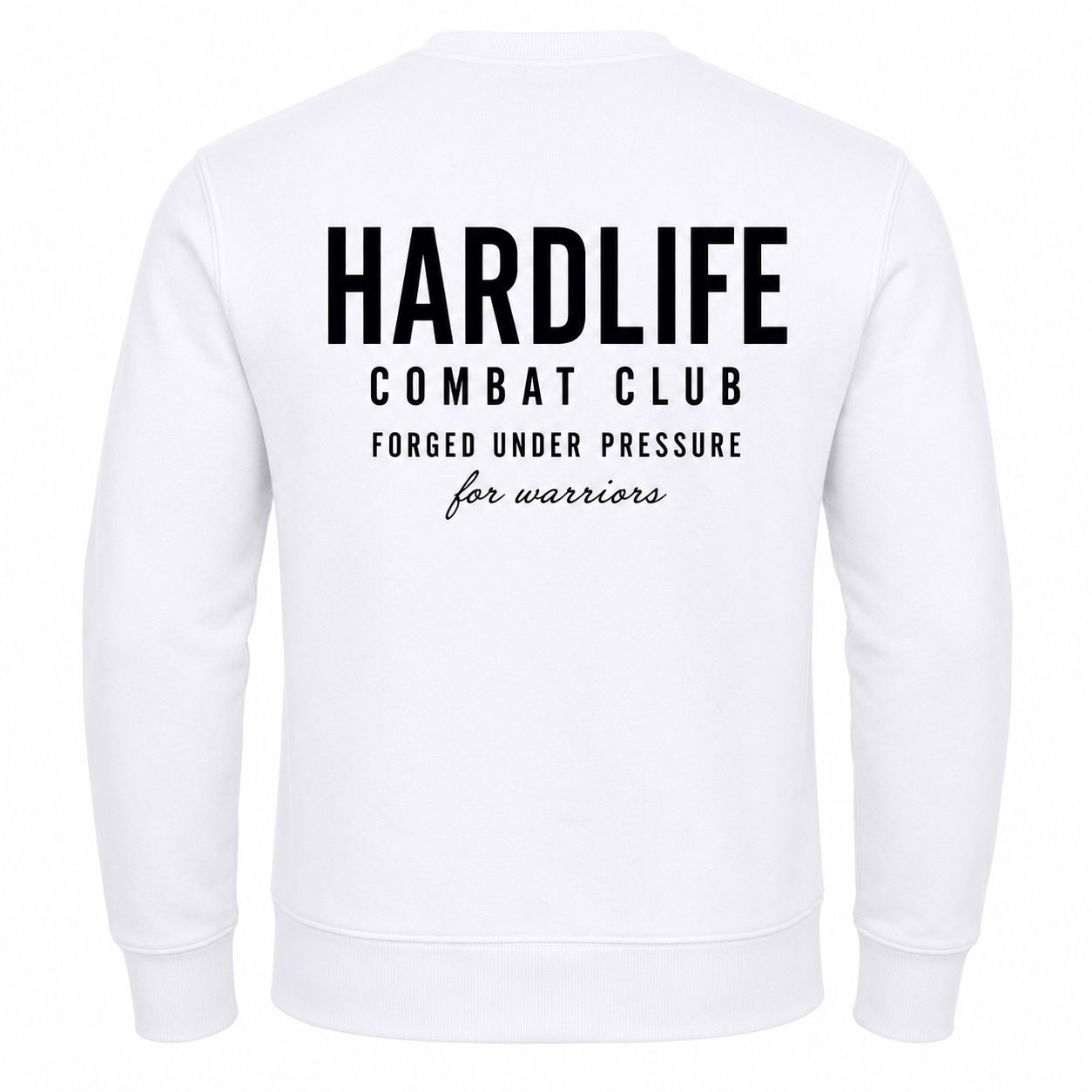 HardLife Combat Club White Sweatshirt