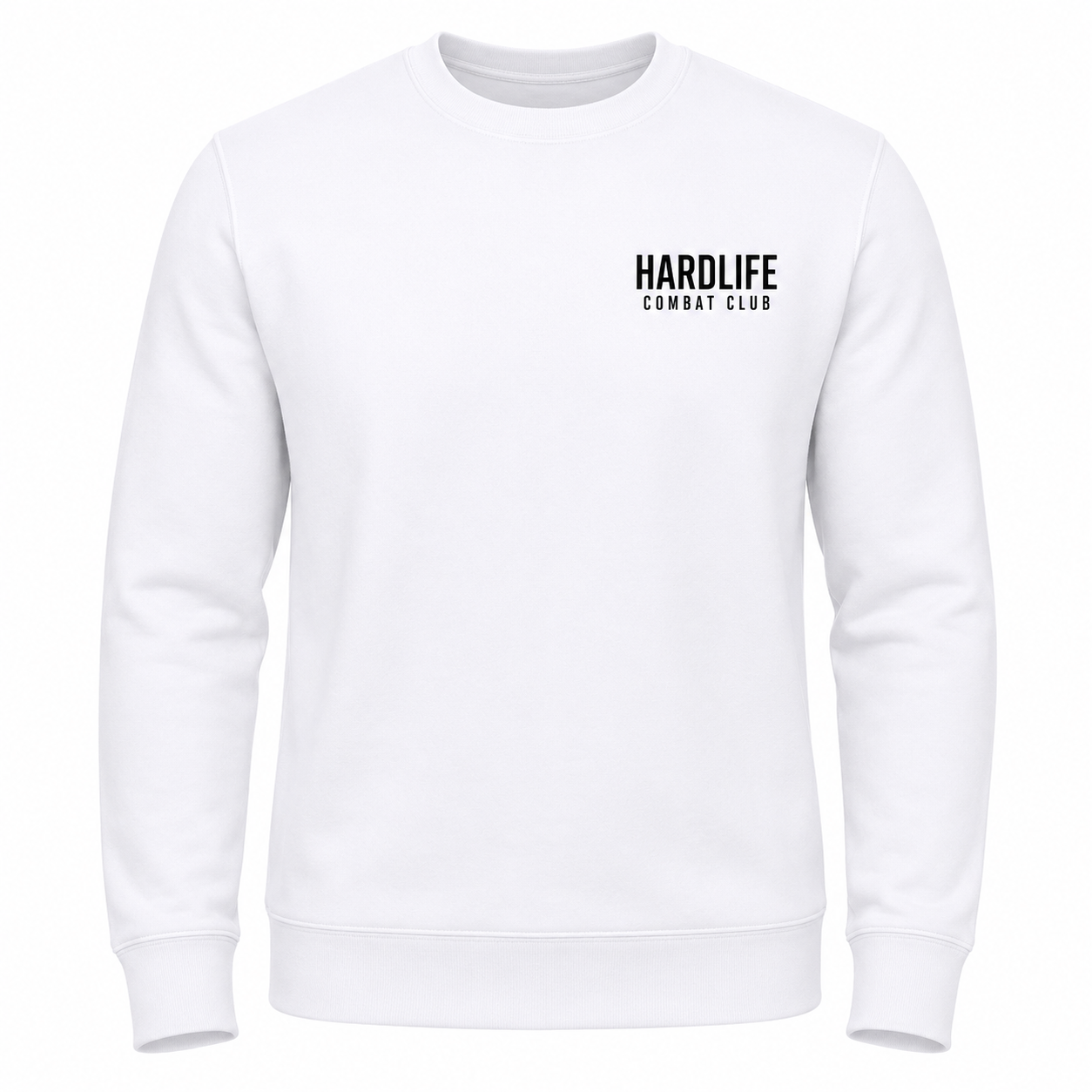 HardLife Combat Club White Sweatshirt