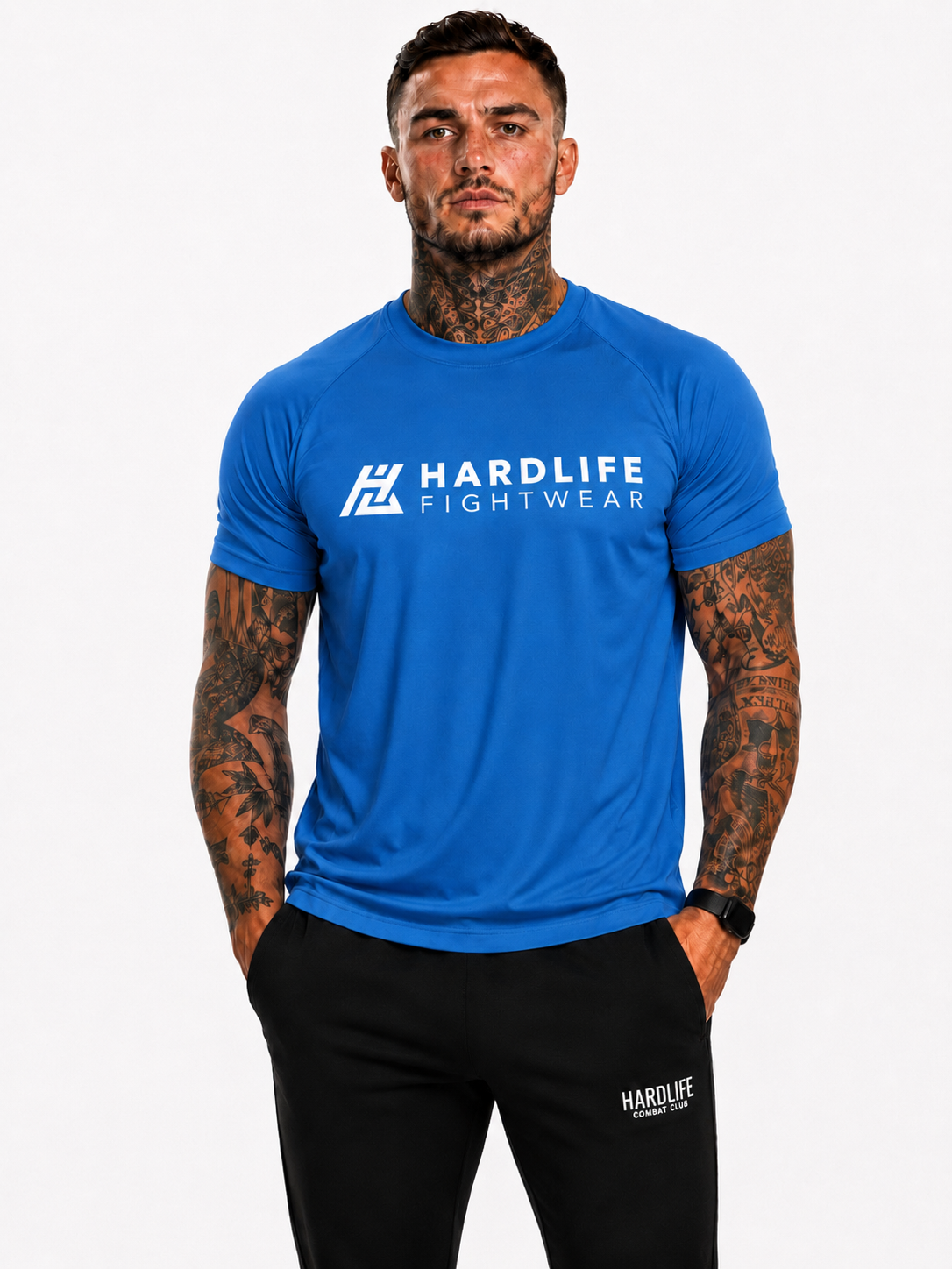 HardLife Classics Bright Royal T-Shirt front view