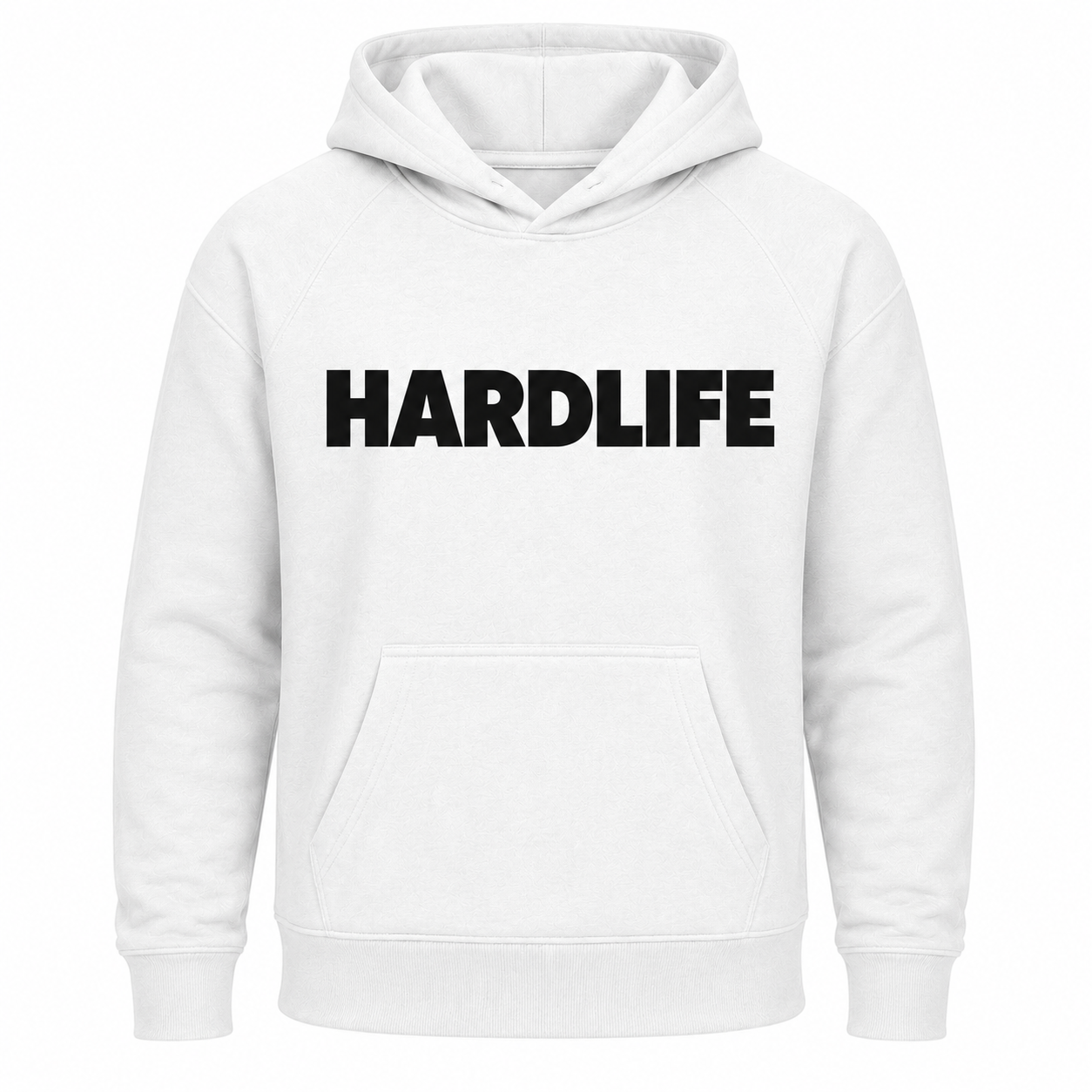 HardLife Original White Hoodie