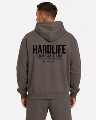 HardLife Combat Club Charcoal Hoodie