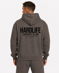 HardLife Combat Club Charcoal Hoodie