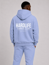 HardLife Combat Club Light Blue Hoodie