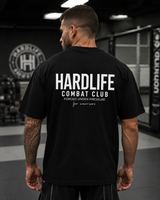 HardLife Combat Club Black Oversized T-Shirt