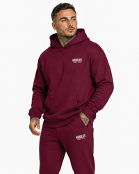 HardLife Combat Club Burgundy Hoodie