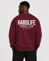HardLife Combat Club Burgundy Sweatshirt