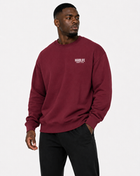 HardLife Combat Club Burgundy Sweatshirt