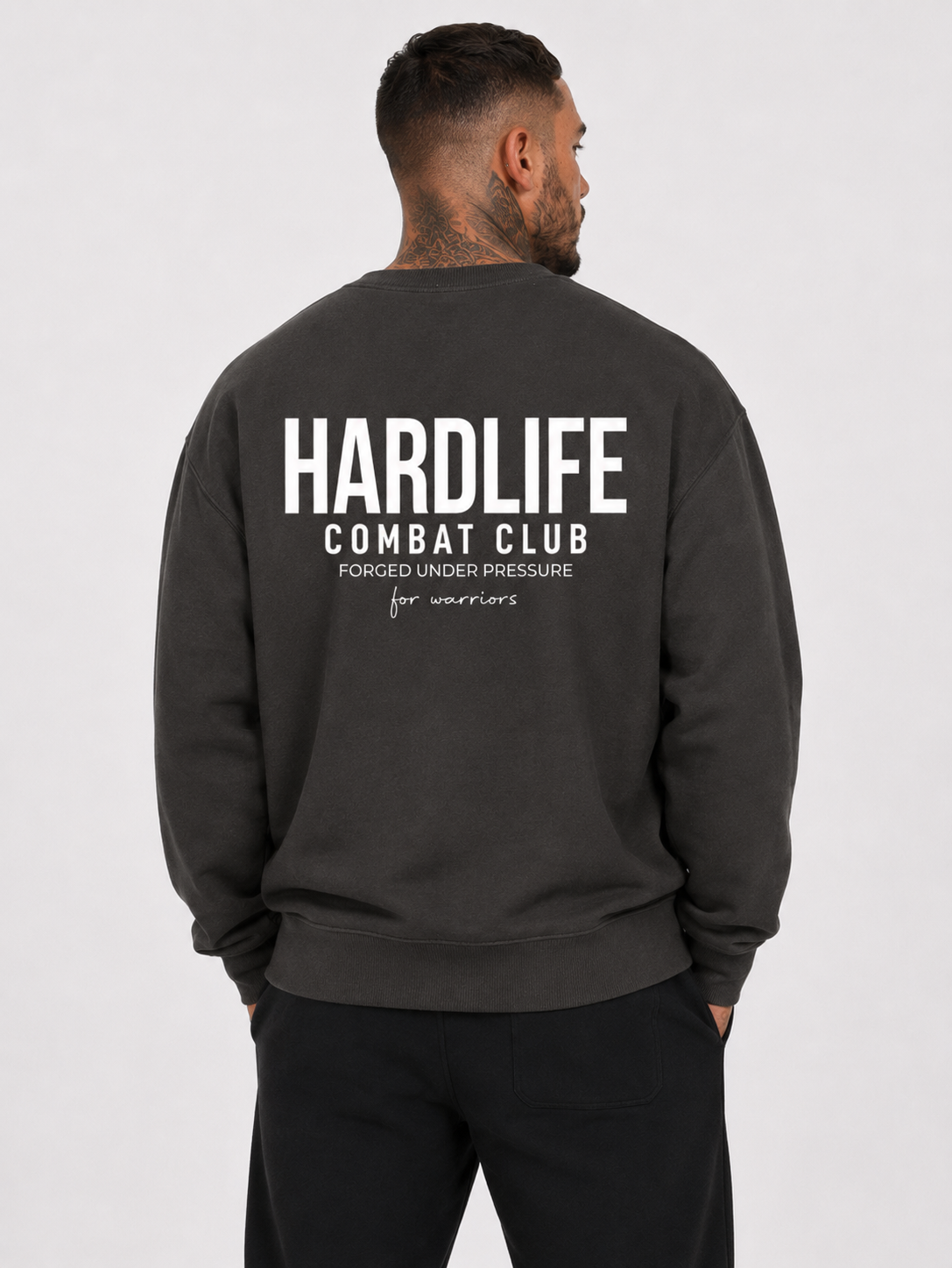 HardLife Combat Club Charcoal Sweatshirt