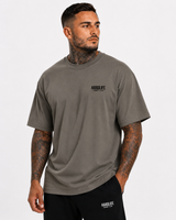 HardLife Combat Club Charcoal Oversized T-Shirt
