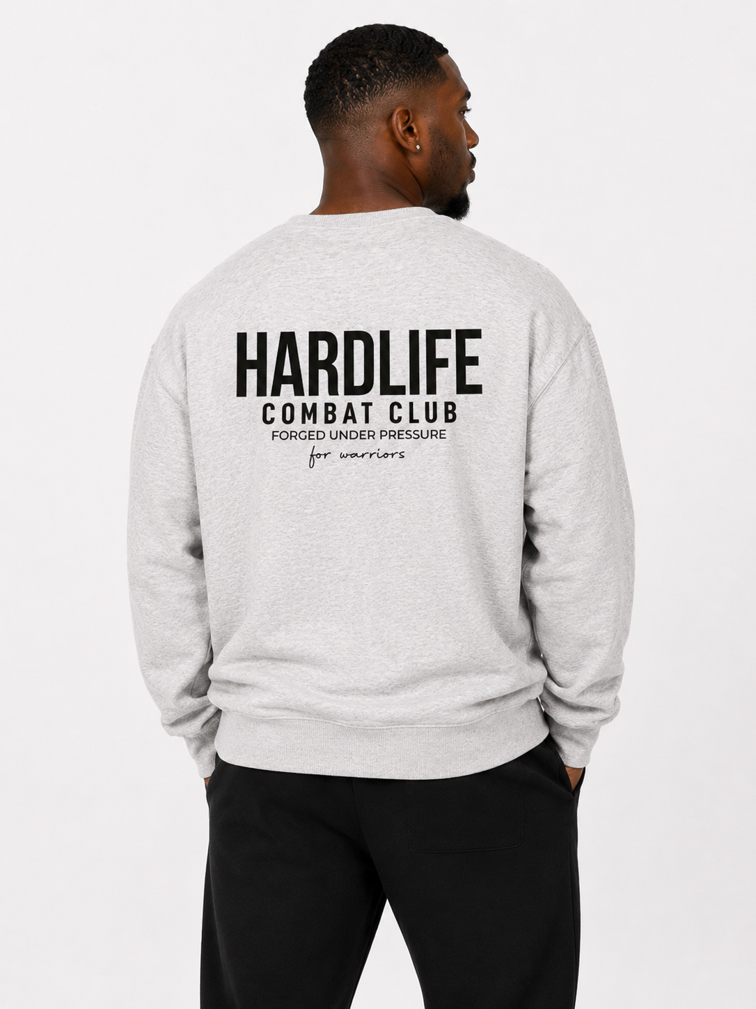 HardLife Combat Club Grey Sweatshirt