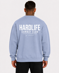 HardLife Combat Club Light Blue Sweatshirt