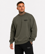 HardLife Combat Club Military Green Sweatshirt