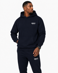 HardLife Combat Club Navy Hoodie