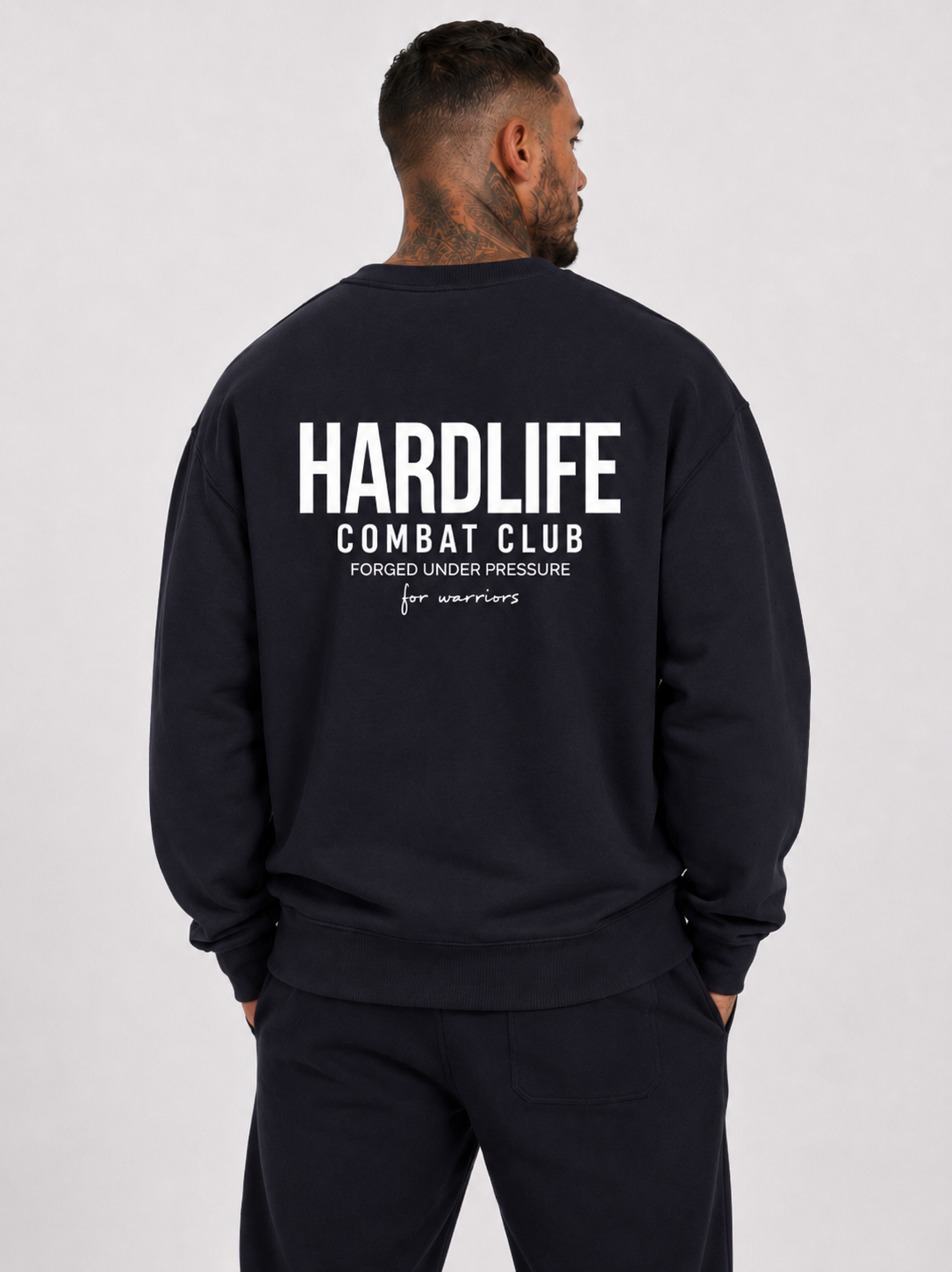 HardLife Combat Club Navy Sweatshirt