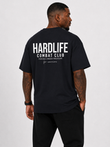 HardLife Combat Club Navy Oversized T-Shirt