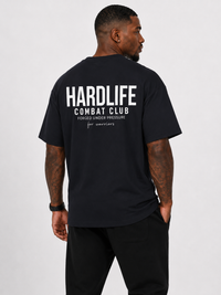 HardLife Combat Club Navy Oversized T-Shirt