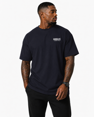 HardLife Combat Club Navy Oversized T-Shirt