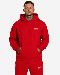 HardLife Combat Club Red Hoodie