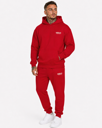 HardLife Combat Club Red Hoodie