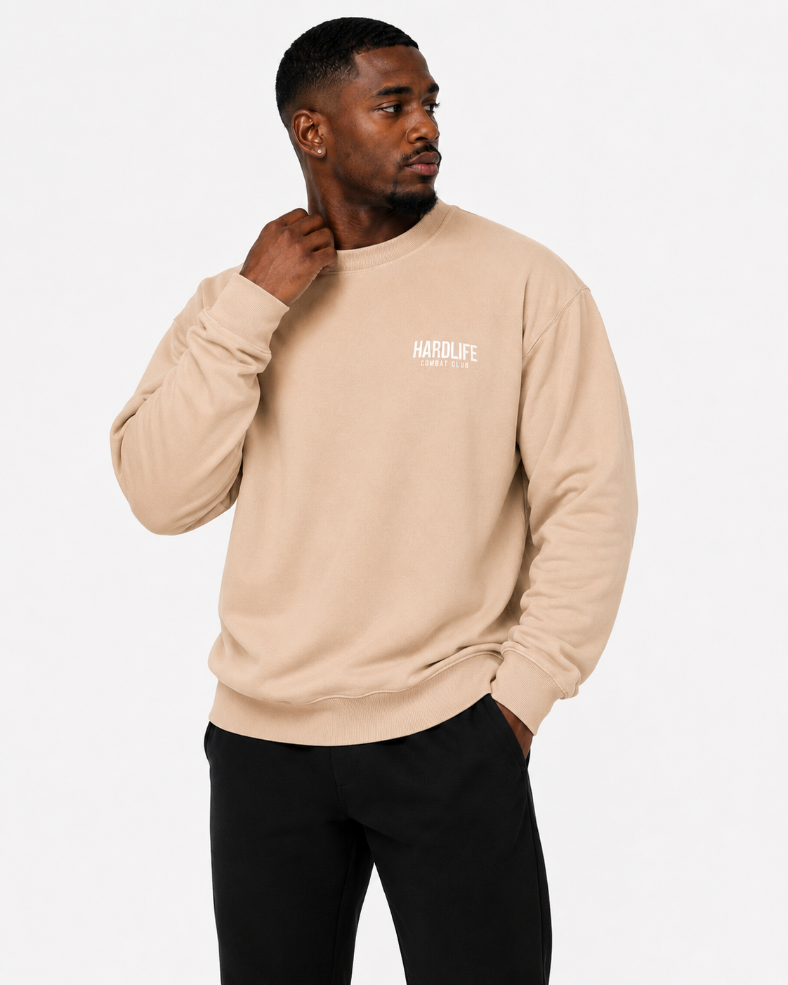 HardLife Combat Club Sand Sweatshirt