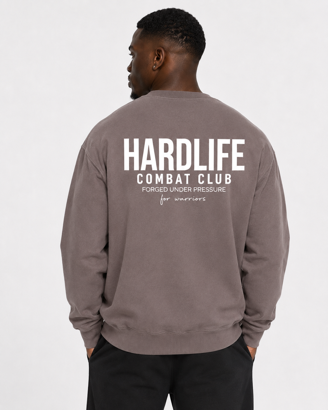 HardLife Combat Club Taupe Sweatshirt