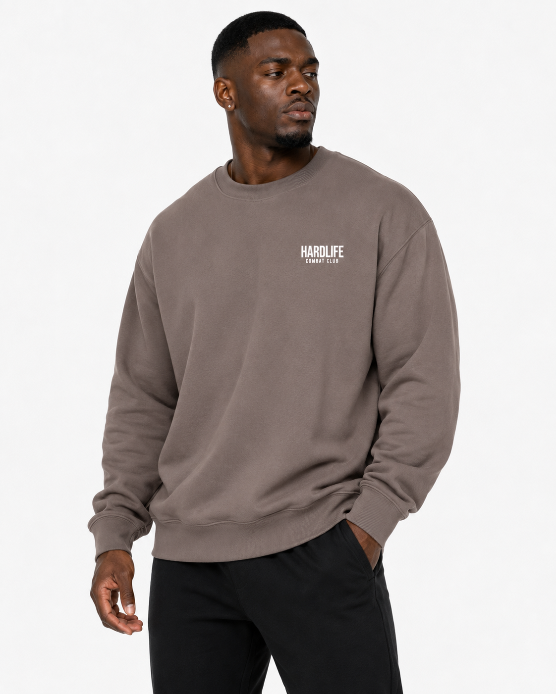HardLife Combat Club Taupe Sweatshirt
