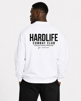 HardLife Combat Club White Sweatshirt