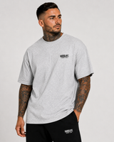 HardLife Combat Club Grey Oversized T-Shirt
