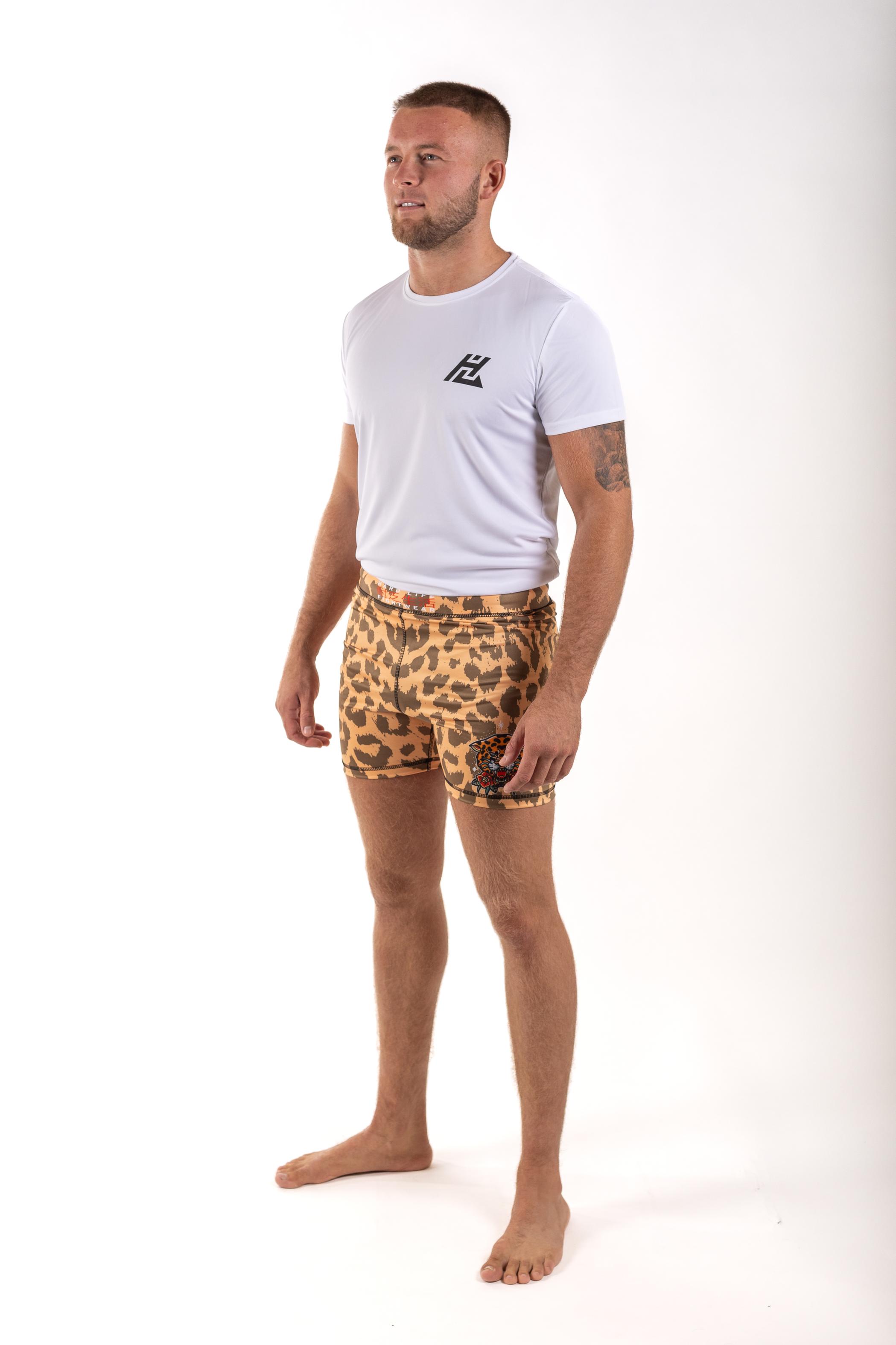 Leopard Print Vale Tudo Shorts Hardlife Fightwear HardLife Fightwear