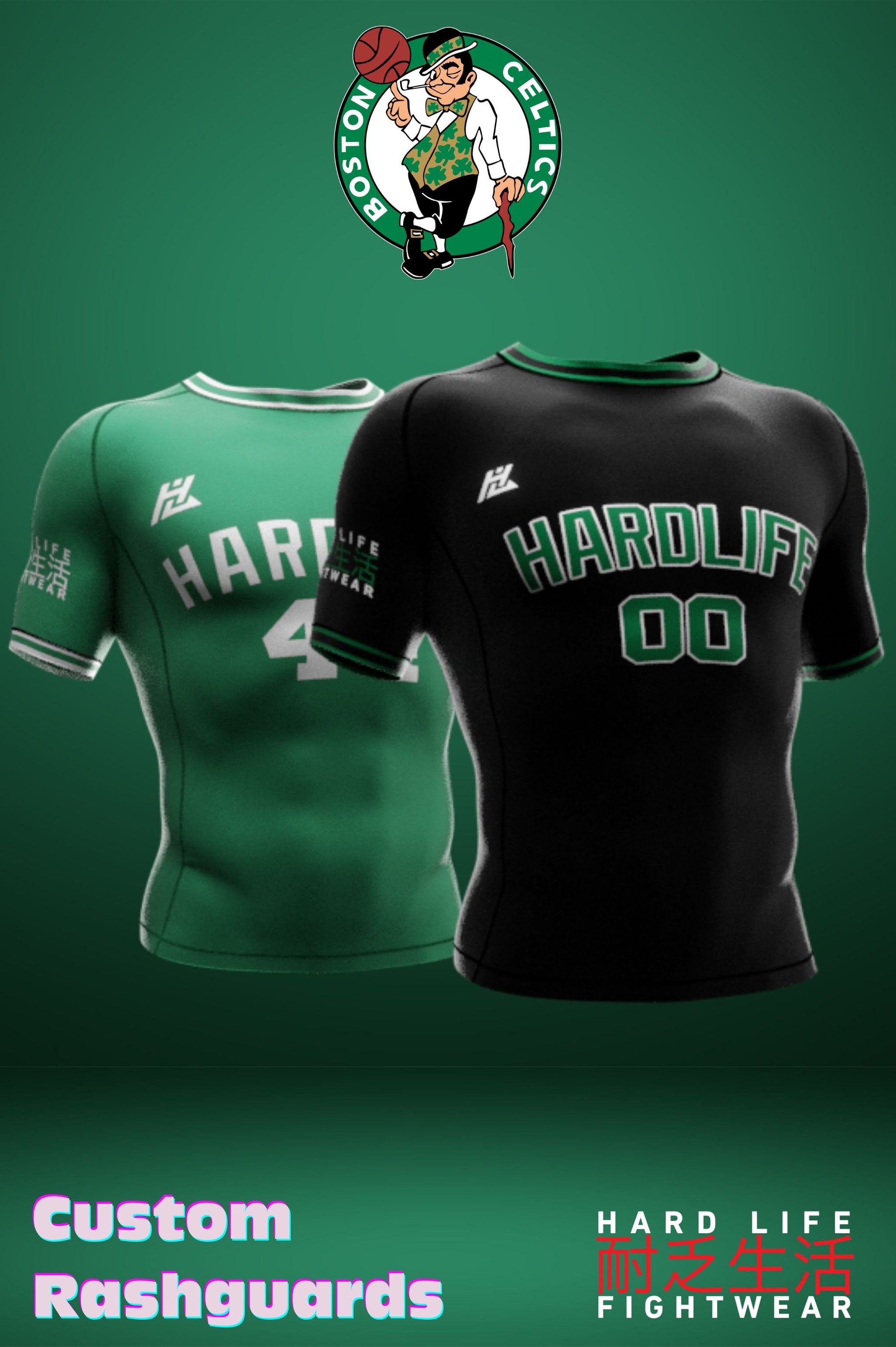 Boston Celtics Personalised Rashguard