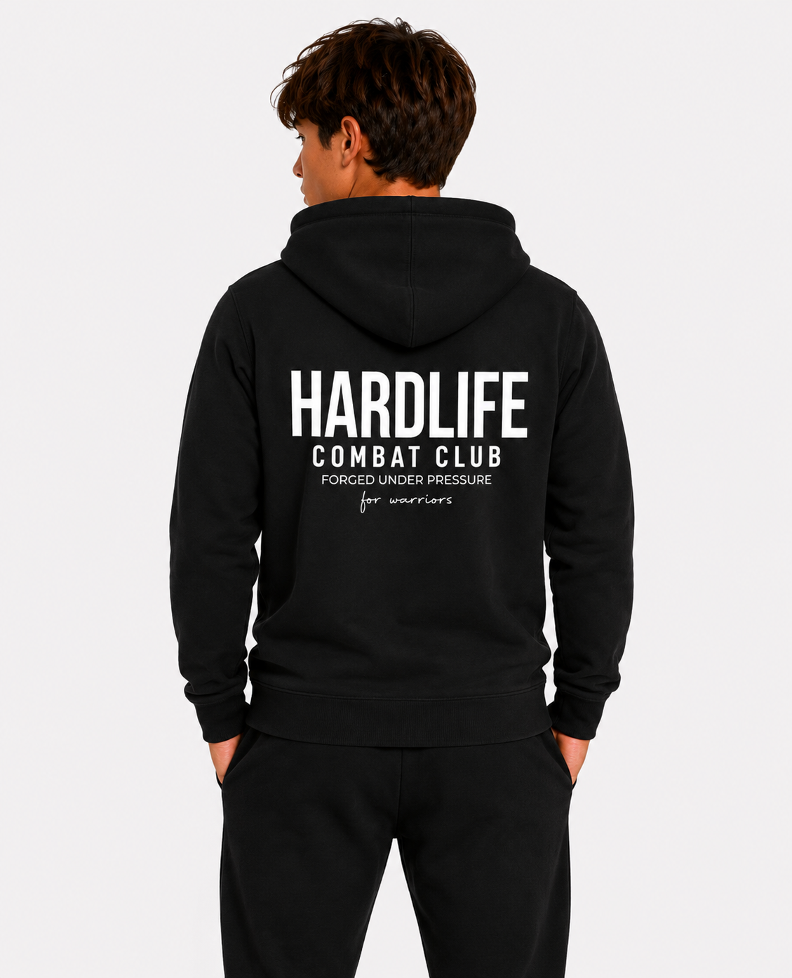 HardLife Combat Club Kids Black Hoodie
