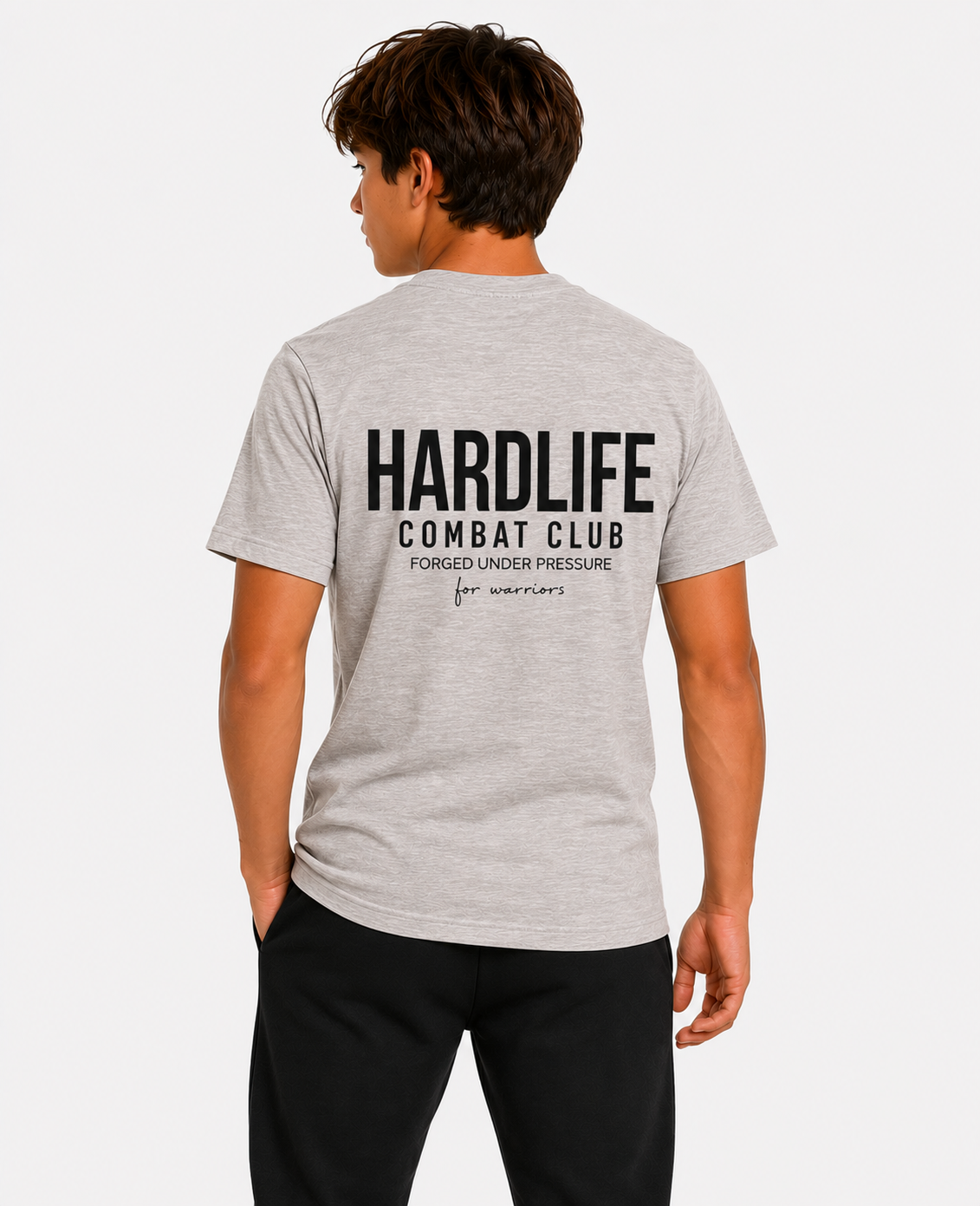 HardLife Combat Club Kids Grey T-Shirt