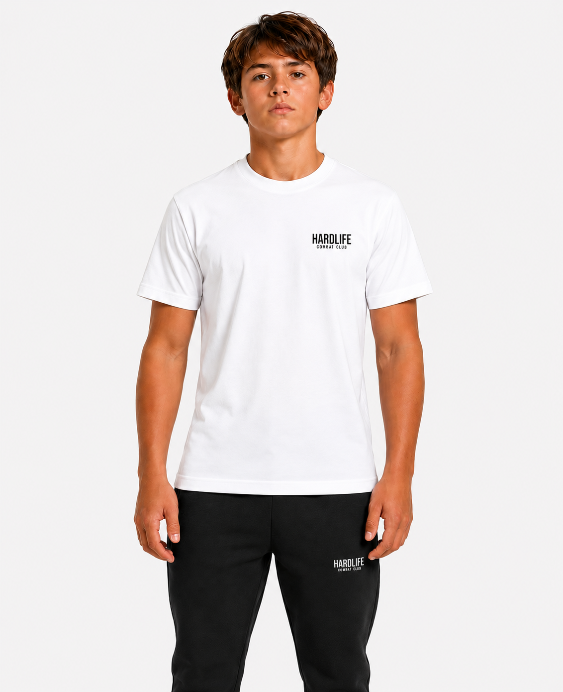 HardLife Combat Club Kids White T-Shirt