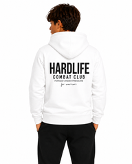 HardLife Combat Club Kids White Hoodie